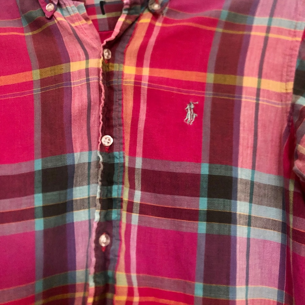 Ralph Lauren Multicolor Long Sleeve Polo